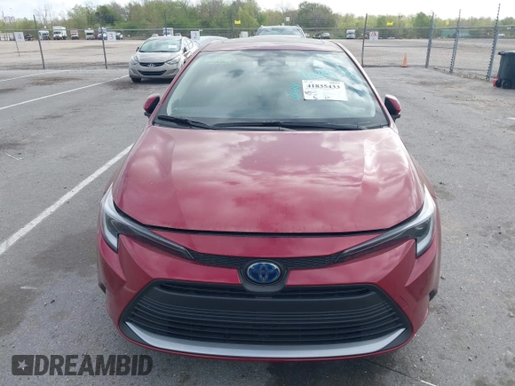 2024 Toyota Corolla Hybrid LE with VIN JTDBCMFE7RJ036303, listed as a IAAI auction lot 41835433 with 5 mi miles. Bid and sale history available at carsss.com. Image 6.