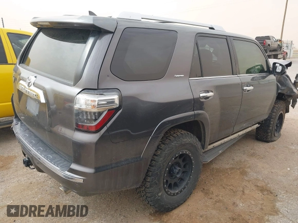 2015 Toyota 4Runner Limited with VIN JTEBU5JR1F5267923, listed as a IAAI auction lot 41805736 with Not Provided miles and . Bid and sale history available at carsss.com. Image 4.