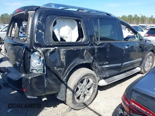 2011 Nissan Armada SV with VIN 5N1BA0ND0BN614873, listed as a IAAI auction lot 41739694 with 141,954 mi miles and . Bid and sale history available at DreamBid. Image 4.