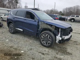 2021 Hyundai Santa Fe Limited with VIN 5NMS4DAL7MH356142, listed as a Copart auction lot 88203055 with 48,809 mi miles and Salvage Title. Bid and sale history available at carsss.com. Image 4.