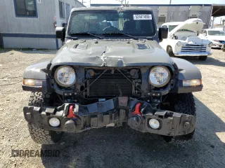 2019 Jeep Wrangler Unlimited Rubicon with VIN 1C4HJXFN1KW502477, listed as a Copart auction lot 52441455 with 53,110 mi miles and Salvage title. Bid and sale history available at DreamBid. Image 5.