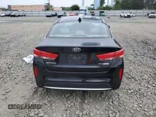 2017 Kia Optima Hybrid EX with VIN KNAGU4LE4H5012990, listed as a Copart auction lot 64192674 with 0 mi miles and Salvage Title. Bid and sale history available at carsss.com. Image 6.