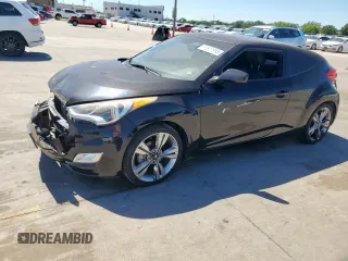 2016 Hyundai Veloster z VIN KMHTC6AD0GU266707, wystawiony jako Copart lot #57617395 z przebiegiem 70 677 mil mil oraz Szkody całkowita. Historia ofert i sprzedaży dostępna na DreamBid. Obrazek 1.