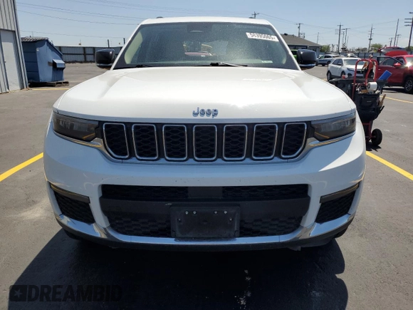 2021 Jeep Grand Cherokee Limited with VIN 1C4RJKBG5M8194882, listed as a Copart auction lot 58395065 with 76,633 mi miles and Salvage title. Bid and sale history available at DreamBid. Image 5.