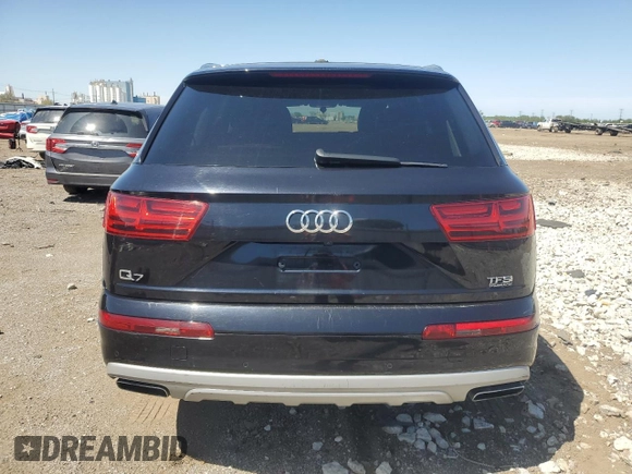 2018 Audi Q7 Premium with VIN WA1AHAF75JD012981, listed as a Copart auction lot 57329655 with 163,870 mi miles and Clean title. Bid and sale history available at DreamBid. Image 6.