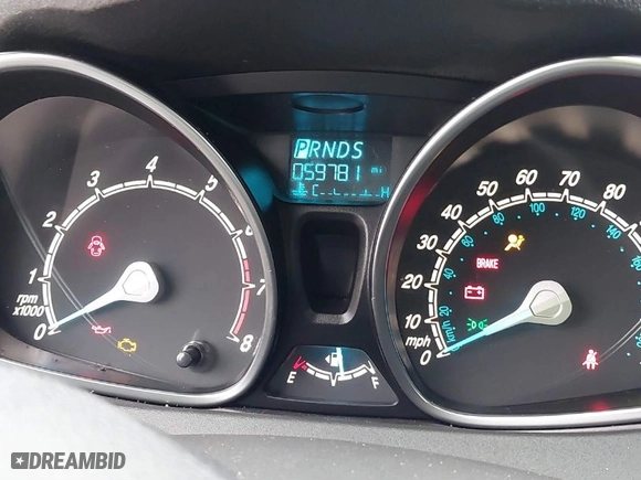 2017 Ford Fiesta SE with VIN 3FADP4EJ5HM137522, listed as a IAAI auction lot 41483216 with 59,781 mi miles. Bid and sale history available at carsss.com. Image 16.