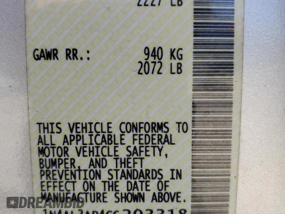 2016 Nissan Altima SR with VIN 1N4AL3AP4GC203318, listed as a Copart auction lot 52206965 with 247,955 mi miles and Salvage Title. Bid and sale history available at DreamBid. Image 12.