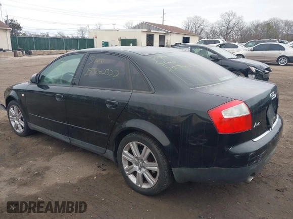 2003 Audi A4 1.8T with VIN WAULC68E73A239919, listed as a IAAI auction lot 41736041 with 999,999 mi miles. Bid and sale history available at carsss.com. Image 3.