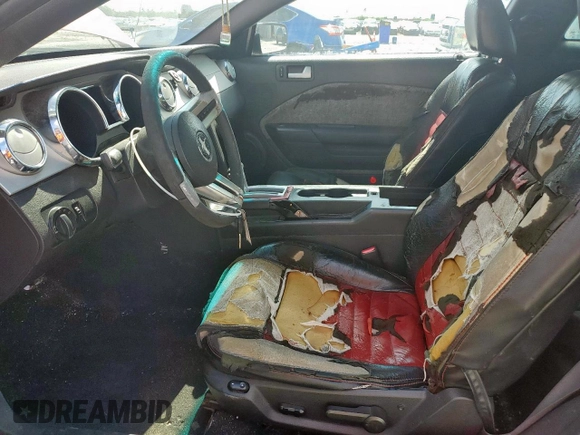 2008 Ford Mustang Deluxe with VIN 1ZVHT80N485106676, listed as a Copart auction lot 65188385 with 196,662 mi miles and Salvage title. Bid and sale history available at DreamBid. Image 7.