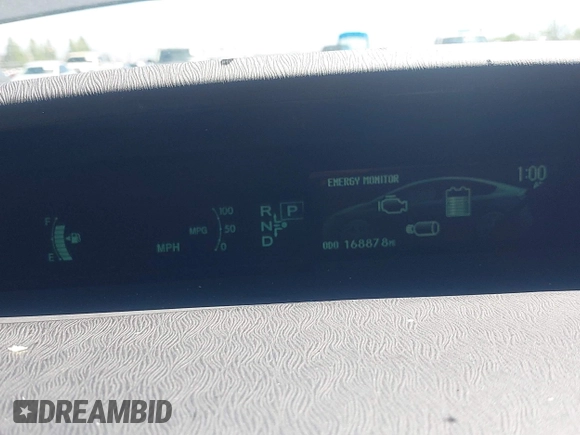2013 Toyota Prius One with VIN JTDKN3DU4D5684679, listed as a IAAI auction lot 42244210 with 168,878 mi miles and . Bid and sale history available at DreamBid. Image 7.