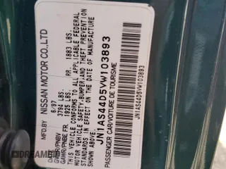 1997 Nissan 240SX z VIN JN1AS44D5VW103893, wystawiony jako Copart lot #56662165 z przebiegiem 193 002 mil mil oraz Szkoda całkowita • Salvage title. Historia ofert i sprzedaży dostępna na DreamBid. Obrazek 12.