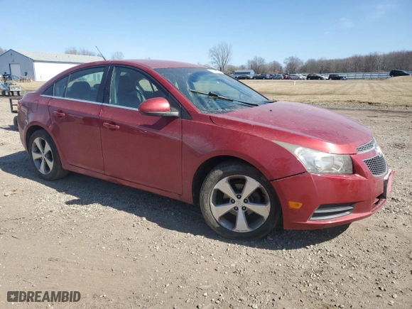 2011 Chevrolet Cruze LT w/2LT with VIN 1G1PG5S92B7111235, listed as a Copart auction lot 48794425 with 153,918 mi miles and Salvage Title. Bid and sale history available at carsss.com. Image 4.