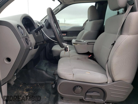 2007 Ford F-150 STX with VIN 1FTRX12W37FB89812, listed as a Copart auction lot 51438255 with 242,607 mi miles and Salvage title. Bid and sale history available at DreamBid. Image 7.