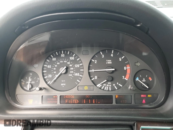 2001 BMW 7 Series 740iL z VIN WBAGH834X1DP27531, wystawiony jako Copart lot #64876605 z przebiegiem 140 936 mil mil oraz Czysty tytuł • Clean title. Historia ofert i sprzedaży dostępna na DreamBid. Obrazek 9.