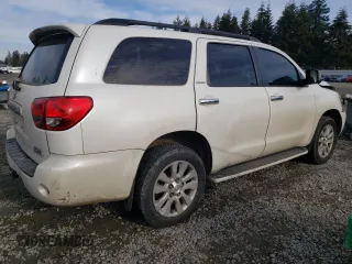 2017 Toyota Sequoia Platinum with VIN 5TDDY5G14HS148117, listed as a Copart auction lot 41897185 with 146,637 mi miles and Salvage Title. Bid and sale history available at carsss.com. Image 3.
