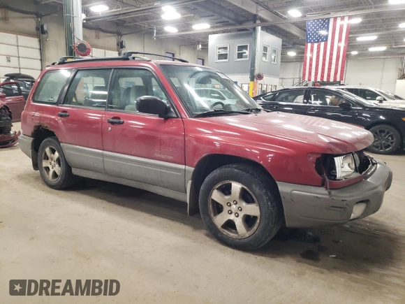 1999 Subaru Forester S with VIN JF1SF6557XG743096, listed as a Copart auction lot 43193605 with 284,495 mi miles and Salvage Title. Bid and sale history available at carsss.com. Image 4.
