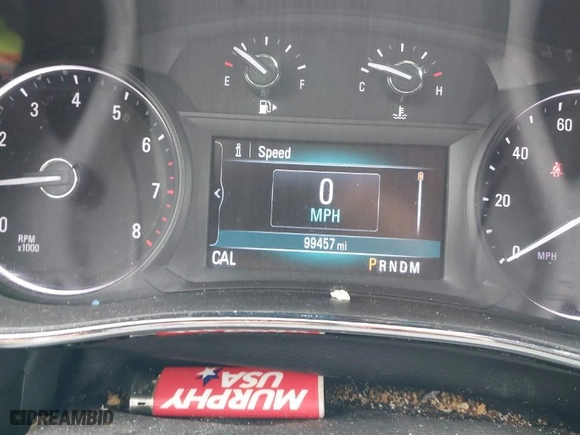 2018 Buick Encore Preferred with VIN KL4CJASB2JB607712, listed as a IAAI auction lot 41850302 with 99,457 mi miles. Bid and sale history available at carsss.com. Image 7.