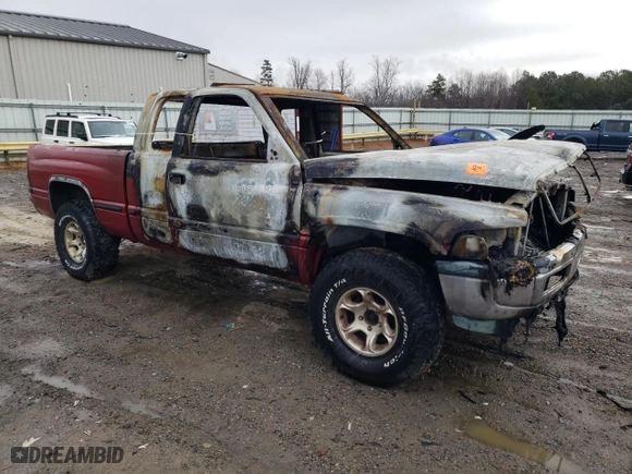 1998 Dodge Ram 1500 with VIN 3B7HF13Z6WG174631, listed as a Copart auction lot 42770185 with 0 mi miles and Non Repairable. Bid and sale history available at carsss.com. Image 4.