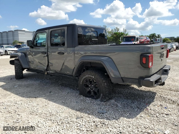 2022 Jeep Gladiator Sport S with VIN 1C6HJTAG5NL130317, listed as a Copart auction lot 71194054 with 44,324 mi miles and Salvage Title. Bid and sale history available at carsss.com. Image 2.