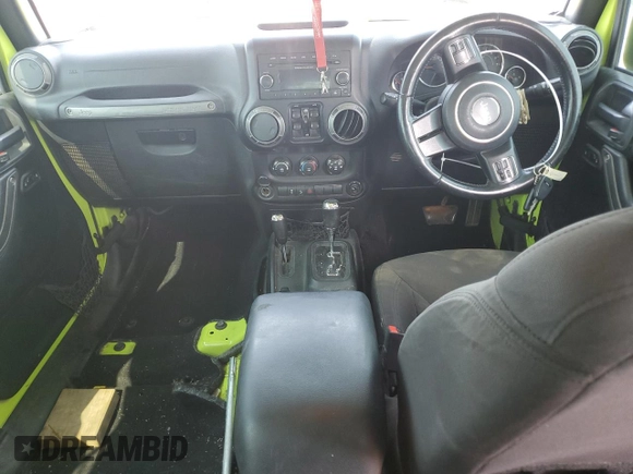 2016 Jeep Wrangler Unlimited Sport RHD with VIN 1C4BJWKG6GL321455, listed as a Copart auction lot 58785665 with 174,553 mi miles and Salvage title. Bid and sale history available at DreamBid. Image 8.