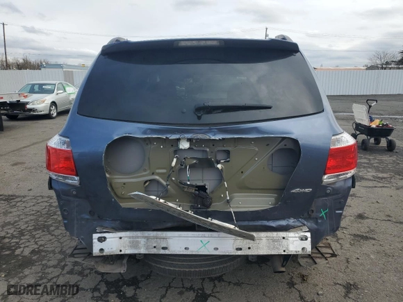 2012 Toyota Highlander with VIN 5TDBK3EH5CS098897, listed as a Copart auction lot 48340285 with 92,622 mi miles and Salvage Title. Bid and sale history available at carsss.com. Image 6.