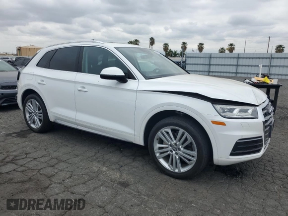 2018 Audi Q5 Premium Plus with VIN WA1BNAFY2J2173452, listed as a Copart auction lot 52898795 with 66,840 mi miles and Salvage Title. Bid and sale history available at carsss.com. Image 4.