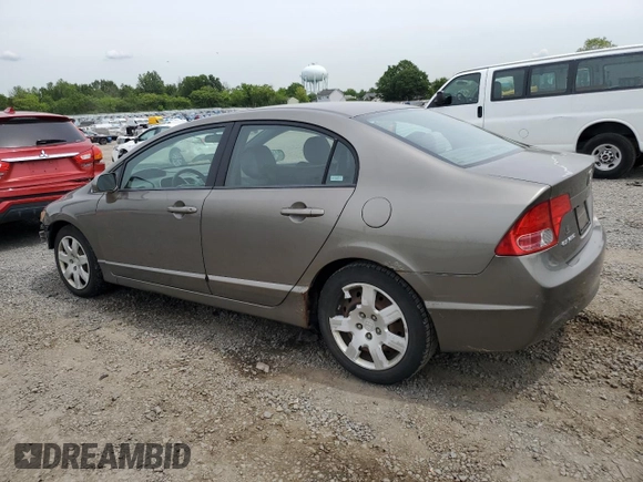 2008 Honda Civic LX z VIN 2HGFA16598H304128, wystawiony jako Copart lot #57183015 z przebiegiem 191 601 mil mil oraz Szkoda całkowita • Salvage title. Historia ofert i sprzedaży dostępna na DreamBid. Obrazek 2.