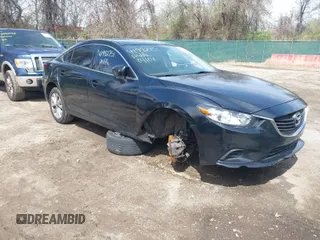 2017 Mazda Mazda6 Sport with VIN JM1GL1U54H1102781, listed as a IAAI auction lot 41972751 with 90,022 mi miles. Bid and sale history available at carsss.com. Image 1.