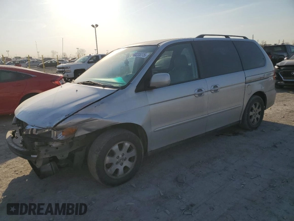 2004 Honda Odyssey EX-L with VIN 5FNRL18994B136383, listed as a Copart auction lot 48235275 with 188,030 mi miles and Salvage Title. Bid and sale history available at DreamBid. Image 1.