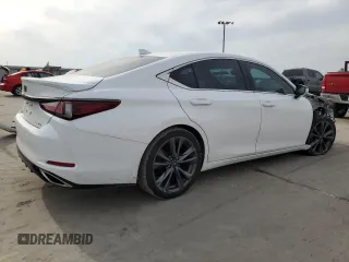 2021 Lexus ES with VIN 58AGZ1B19MU098304, listed as a Copart auction lot 44403435 with 55,016 mi miles and Salvage Title. Bid and sale history available at carsss.com. Image 3.