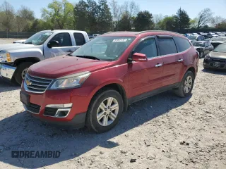2014 Chevrolet Traverse LT with VIN 1GNKRGKDXEJ252810, listed as a Copart auction lot 51991175 with 153,019 mi miles and Salvage Title. Bid and sale history available at carsss.com. Image 1.