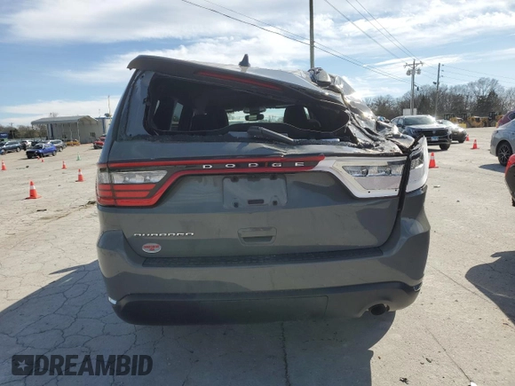 2023 Dodge Durango SXT with VIN 1C4RDHAG2PC635431, listed as a Copart auction lot 50195085 with 38,114 mi miles and Salvage title. Bid and sale history available at DreamBid. Image 6.