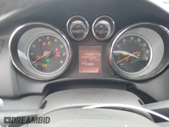 2016 Buick Cascada Premium with VIN W04WT3N55GG130231, listed as a Copart auction lot 51799235 with 34,925 mi miles and Salvage title. Bid and sale history available at DreamBid. Image 9.