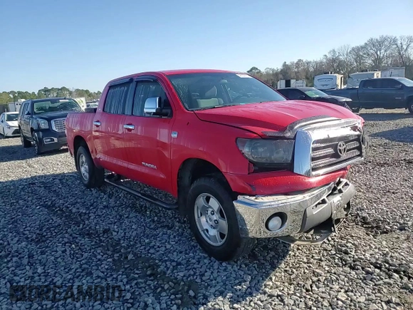 2008 Toyota Tundra with VIN 5TFET54198X020599, listed as a Copart auction lot 48550755 with 341,802 mi miles and Salvage title. Bid and sale history available at DreamBid. Image 10.