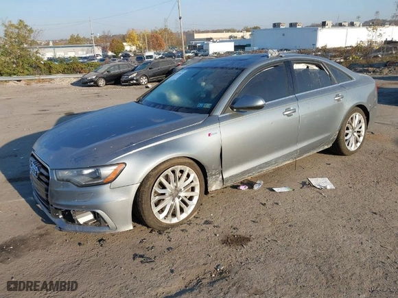 2012 Audi A6 3.0T Prestige with VIN WAUHGAFC7CN040232, listed as a IAAI auction lot 40731665 with 1 mi miles. Bid and sale history available at carsss.com. Image 2.