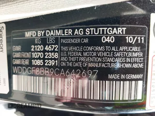 2012 Mercedes-Benz C 300 Sport с VIN WDDGF8BB9CA642697, выставлен на аукционе IAAI как лот 42479043 с пробегом 93 021 миль миль и . История ставок и продаж доступна на DreamBid. Изображение 9.