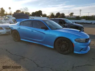 2019 Dodge Charger Scat Pack with VIN 2C3CDXGJ3KH518972, listed as a Copart auction lot 86903054 with 53,018 mi miles and Salvage Title. Bid and sale history available at carsss.com. Image 4.