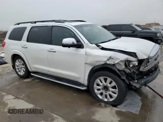 2008 Toyota Sequoia Platinum with VIN 5TDZY67A18S013172, listed as a Copart auction lot 44374215 with 260,701 mi miles and Salvage Title. Bid and sale history available at carsss.com. Image 4.