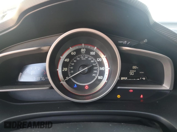 2016 Mazda 3 i Touring with VIN JM1BM1L73G1283042, listed as a Copart auction lot 61417685 with 71,876 mi miles and Salvage title. Bid and sale history available at DreamBid. Image 9.
