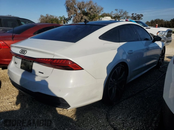 2019 Audi A7 Prestige with VIN WAUV2AF21KN122433, listed as a Copart auction lot 76766904 with 58,055 mi miles and Non Repairable. Bid and sale history available at carsss.com. Image 3.