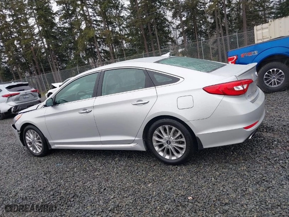 2015 Hyundai Sonata 2.4L Sport with VIN 5NPE34AF3FH167343, listed as a IAAI auction lot 41854584 with 82,853 mi miles. Bid and sale history available at carsss.com. Image 14.