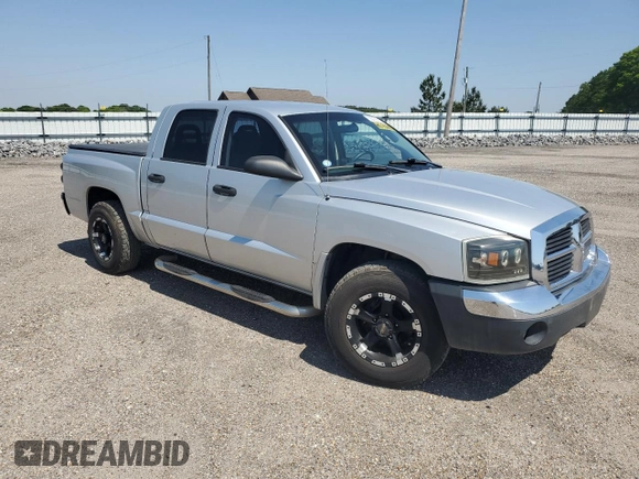 2005 Dodge Dakota SLT with VIN 1D7HE48N35S223260, listed as a Copart auction lot 53379715 with 166,892 mi miles and Clean Title. Bid and sale history available at DreamBid. Image 4.