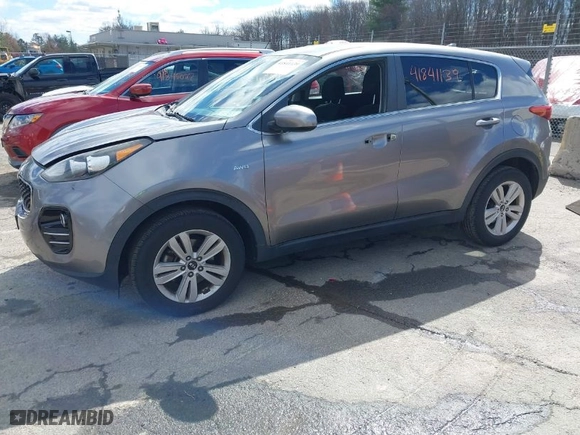 2018 Kia Sportage LX with VIN KNDPMCAC2J7371814, listed as a IAAI auction lot 41841139 with 65,827 mi miles. Bid and sale history available at carsss.com. Image 14.