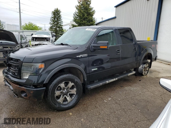 2013 Ford F-150 XL with VIN 1FTFW1ET8DFB48157, listed as a Copart auction lot 57127695 with 257,750 mi miles and Clean title. Bid and sale history available at DreamBid. Image 1.