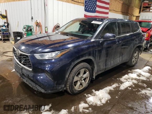 2020 Toyota Highlander L with VIN 5TDCZRBH0LS030899, listed as a Copart auction lot 75532334 with 224,693 mi miles and Salvage title. Bid and sale history available at DreamBid. Image 1.