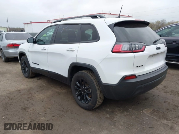 2023 Jeep Cherokee Altitude Lux with VIN 1C4PJMMB0PD115392, listed as a IAAI auction lot 41938936 with 40,205 mi miles. Bid and sale history available at carsss.com. Image 3.
