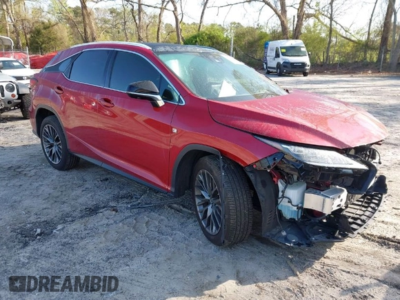 2022 Lexus RX with VIN 2T2YZMDA8NC312093, listed as a IAAI auction lot 41923448 with 24,616 mi miles. Bid and sale history available at carsss.com. Image 1.