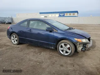 2007 Honda Civic Cpe EX with VIN 2HGFG12877H511081, listed as a Copart auction lot 49511975 with 190,903 mi miles and Salvage Title. Bid and sale history available at carsss.com. Image 4.