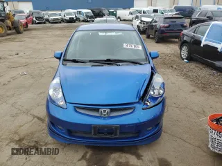 2007 Honda Fit Sport z VIN JHMGD38687S037470, wystawiony jako Copart lot #58797805 z przebiegiem 146 889 mil mil oraz Czysty tytuł • Clean title. Historia ofert i sprzedaży dostępna na DreamBid. Obrazek 5.