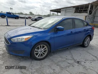 2018 Ford Focus SE with VIN 1FADP3F24JL205544, listed as a Copart auction lot 53555065 with 63,810 mi miles and Clean title. Bid and sale history available at DreamBid. Image 1.